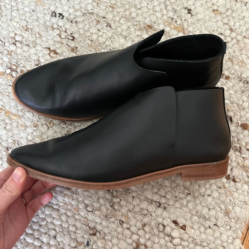 Osborn studio handmade all leather low cut boots
